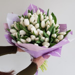 Букет из тюльпанов «Альбина» от интернет-магазина «Я люблю цветы»в Троицке